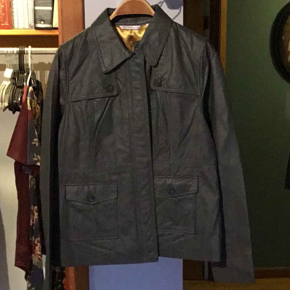 Leather jacket